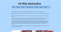 Desktop Screenshot of fitritehydraulics.com