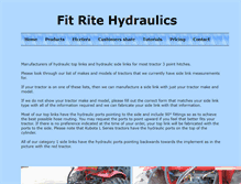 Tablet Screenshot of fitritehydraulics.com